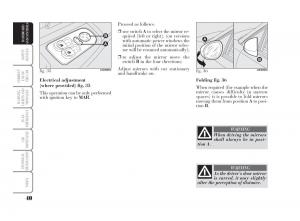 Lancia-Ypsilon-owners-manual page 41 min