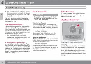 Volvo-C30-Handbuch page 66 min