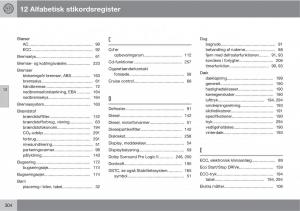 Volvo-C30-Bilens-instruktionsbog page 306 min