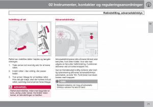 Volvo-C30-Bilens-instruktionsbog page 73 min