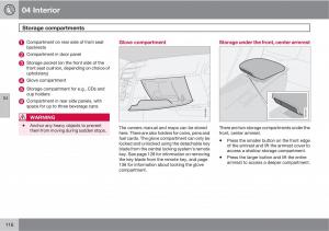 Volvo-C30-owners-manual page 116 min