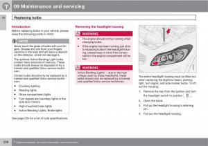 Volvo-C30-owners-manual page 228 min