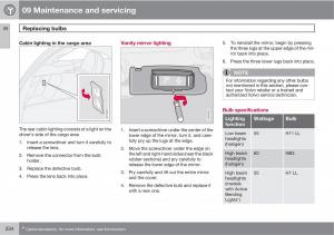 Volvo-C30-owners-manual page 234 min