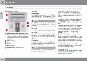 Volvo-C30-owners-manual page 260 min