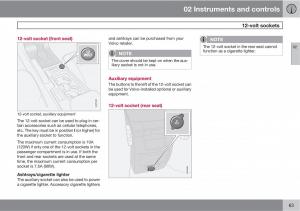 Volvo-C30-owners-manual page 63 min