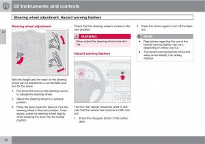 Volvo-C30-owners-manual page 76 min