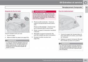 Volvo-C30-manuel-du-proprietaire page 247 min