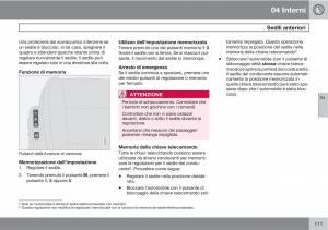 Volvo-C30-manuale-del-proprietario page 113 min