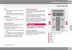 Volvo-C30-bruksanvisningen page 133 min