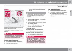 Volvo-C30-bruksanvisningen page 73 min