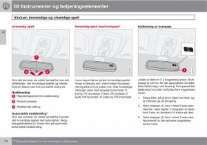 Volvo-C30-bruksanvisningen page 76 min