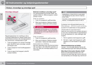 Volvo-C30-bruksanvisningen page 78 min