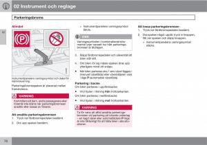 Volvo-C30-instruktionsbok page 72 min