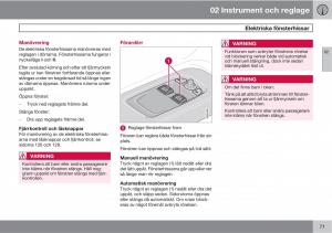 Volvo-C30-instruktionsbok page 73 min