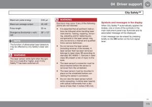 Volvo-S60-II-2-owners-manual page 175 min