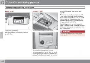 Volvo-S60-II-2-owners-manual page 242 min