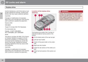 Volvo-S60-II-2-owners-manual page 70 min