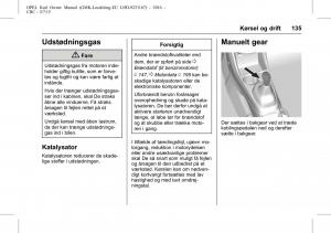 Opel-Karl-Bilens-instruktionsbog page 136 min