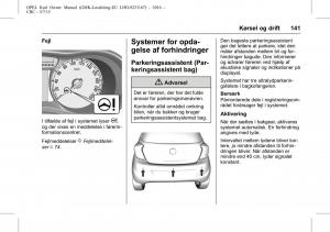 Opel-Karl-Bilens-instruktionsbog page 142 min