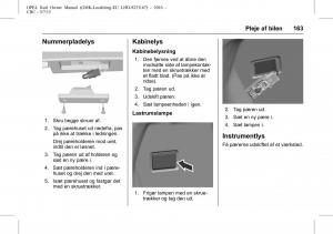 Opel-Karl-Bilens-instruktionsbog page 164 min