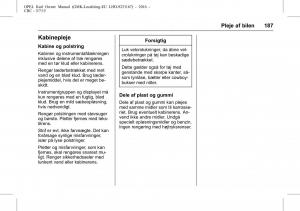 Opel-Karl-Bilens-instruktionsbog page 188 min