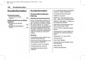 Opel-Karl-Bilens-instruktionsbog page 199 min