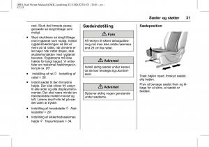 Opel-Karl-Bilens-instruktionsbog page 32 min