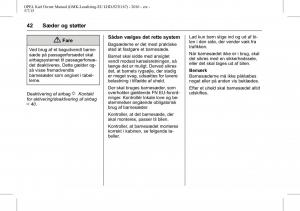 Opel-Karl-Bilens-instruktionsbog page 43 min