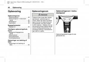 Opel-Karl-Bilens-instruktionsbog page 49 min