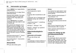 Opel-Karl-Bilens-instruktionsbog page 65 min