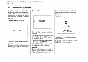 Opel-Karl-Bilens-instruktionsbog page 73 min