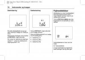 Opel-Karl-Bilens-instruktionsbog page 75 min