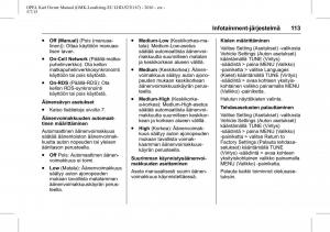 Opel-Karl-owners-manual page 114 min