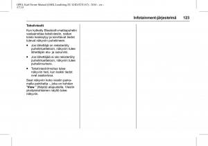 Opel-Karl-owners-manual page 124 min