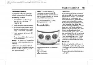 Opel-Karl-owners-manual page 126 min