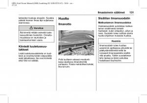 Opel-Karl-owners-manual page 132 min