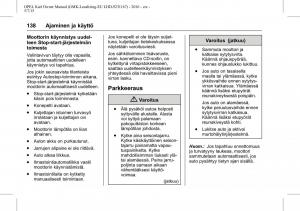 Opel-Karl-owners-manual page 139 min