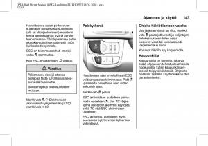 Opel-Karl-owners-manual page 144 min