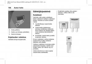 Opel-Karl-owners-manual page 167 min