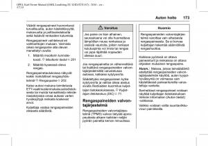 Opel-Karl-owners-manual page 174 min