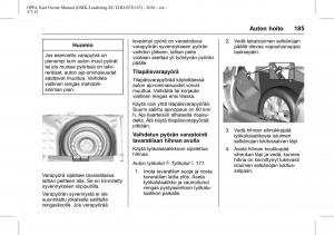 Opel-Karl-owners-manual page 186 min