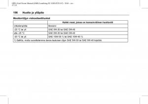 Opel-Karl-owners-manual page 199 min