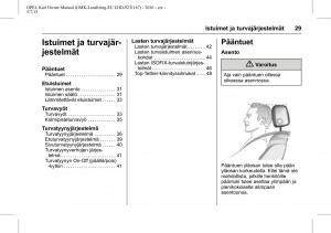 Opel-Karl-owners-manual page 30 min