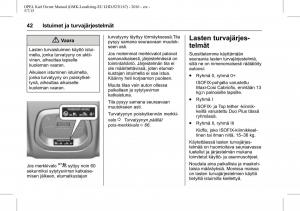 Opel-Karl-owners-manual page 43 min
