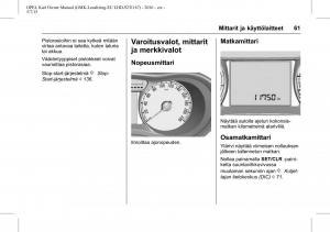 Opel-Karl-owners-manual page 62 min