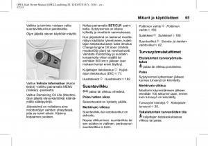 Opel-Karl-owners-manual page 66 min