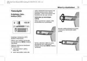 Opel-Karl-owners-manual page 72 min