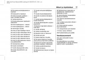 Opel-Karl-owners-manual page 78 min