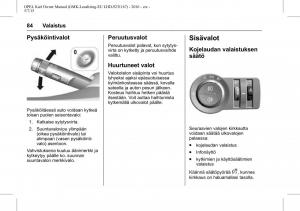 Opel-Karl-owners-manual page 85 min