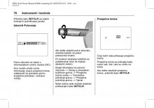 Opel-Karl-vlasnicko-uputstvo page 77 min